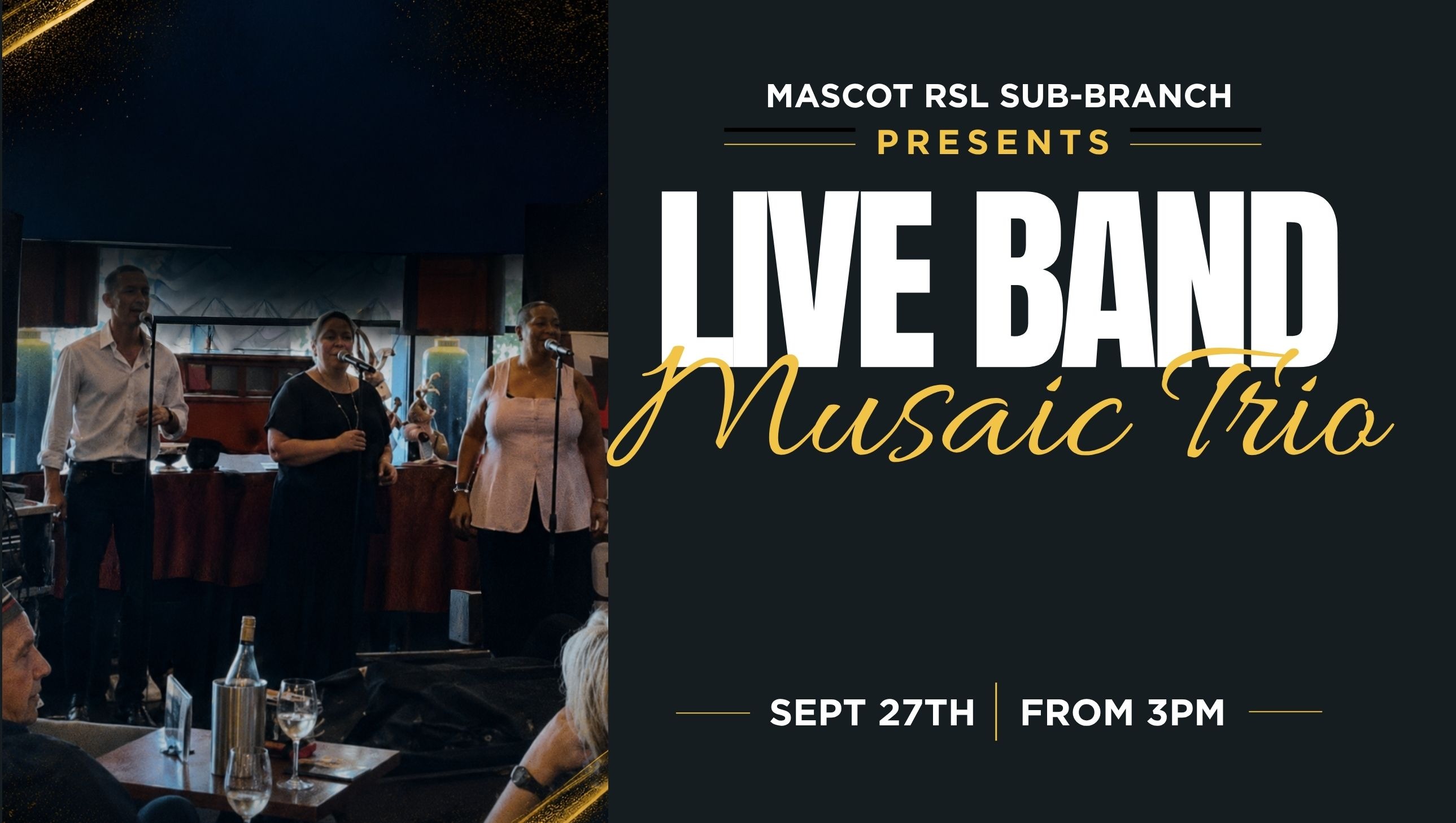 Live Music - Musaic Trio